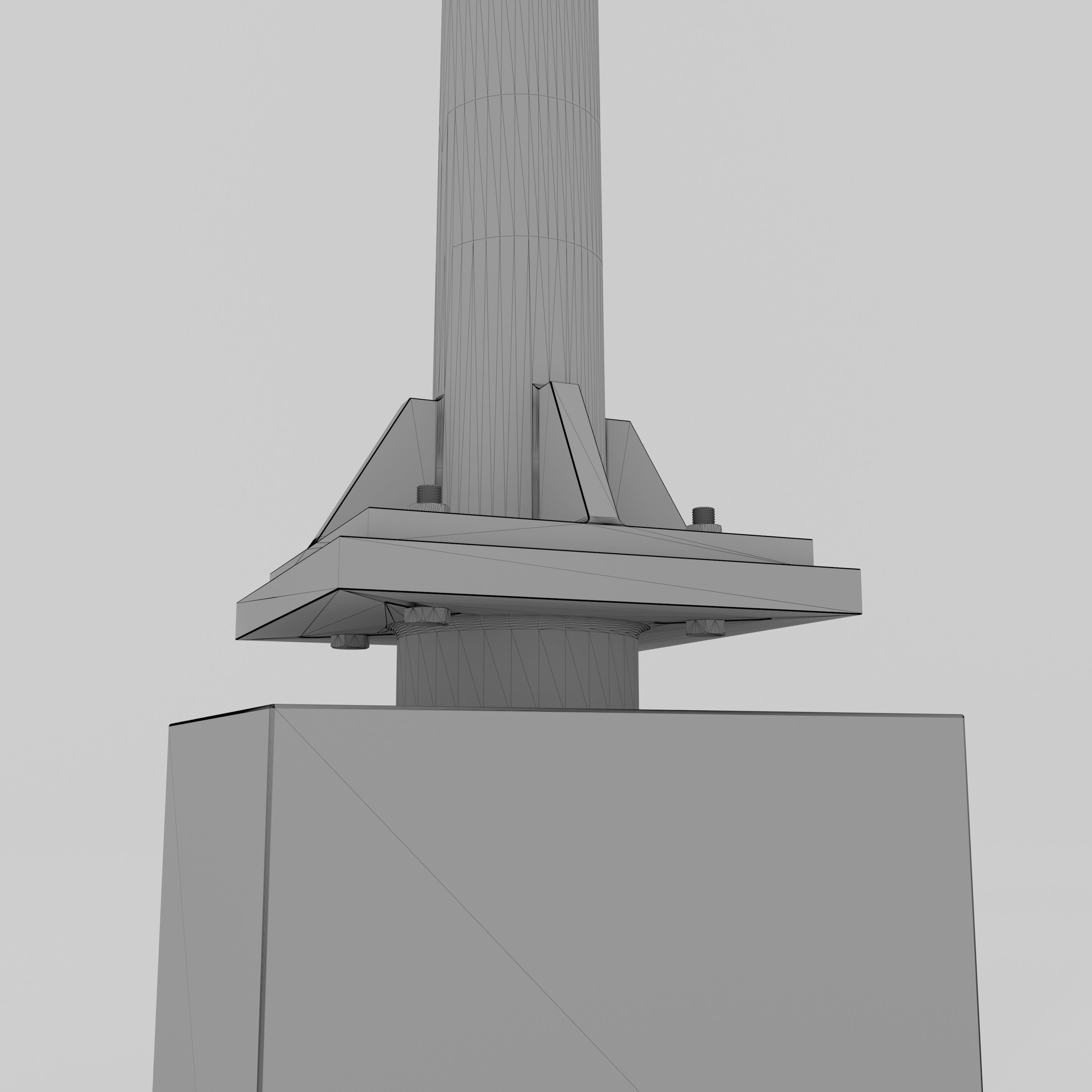 Standard Streetlight 3D model_16