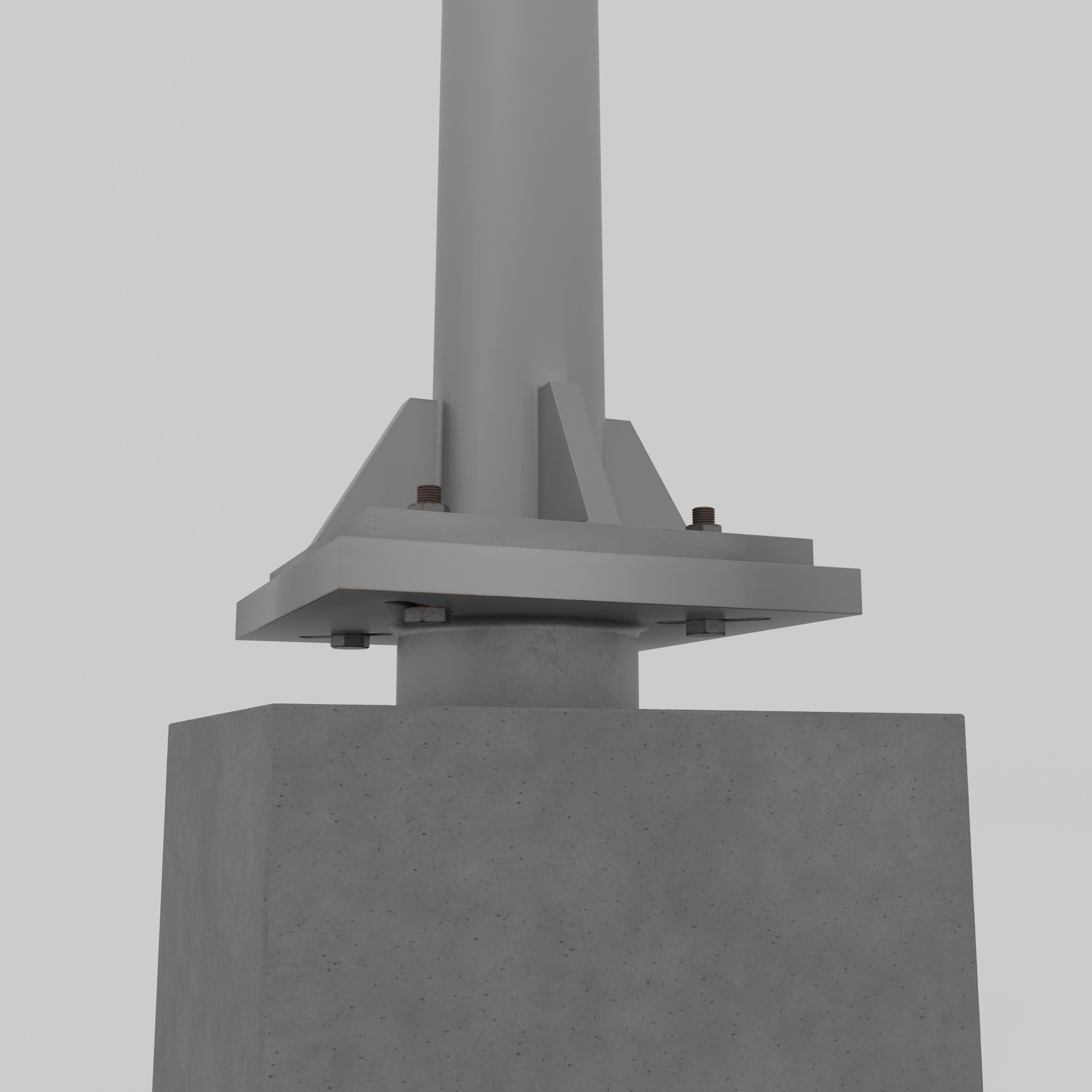 Standard Streetlight 3D model_4