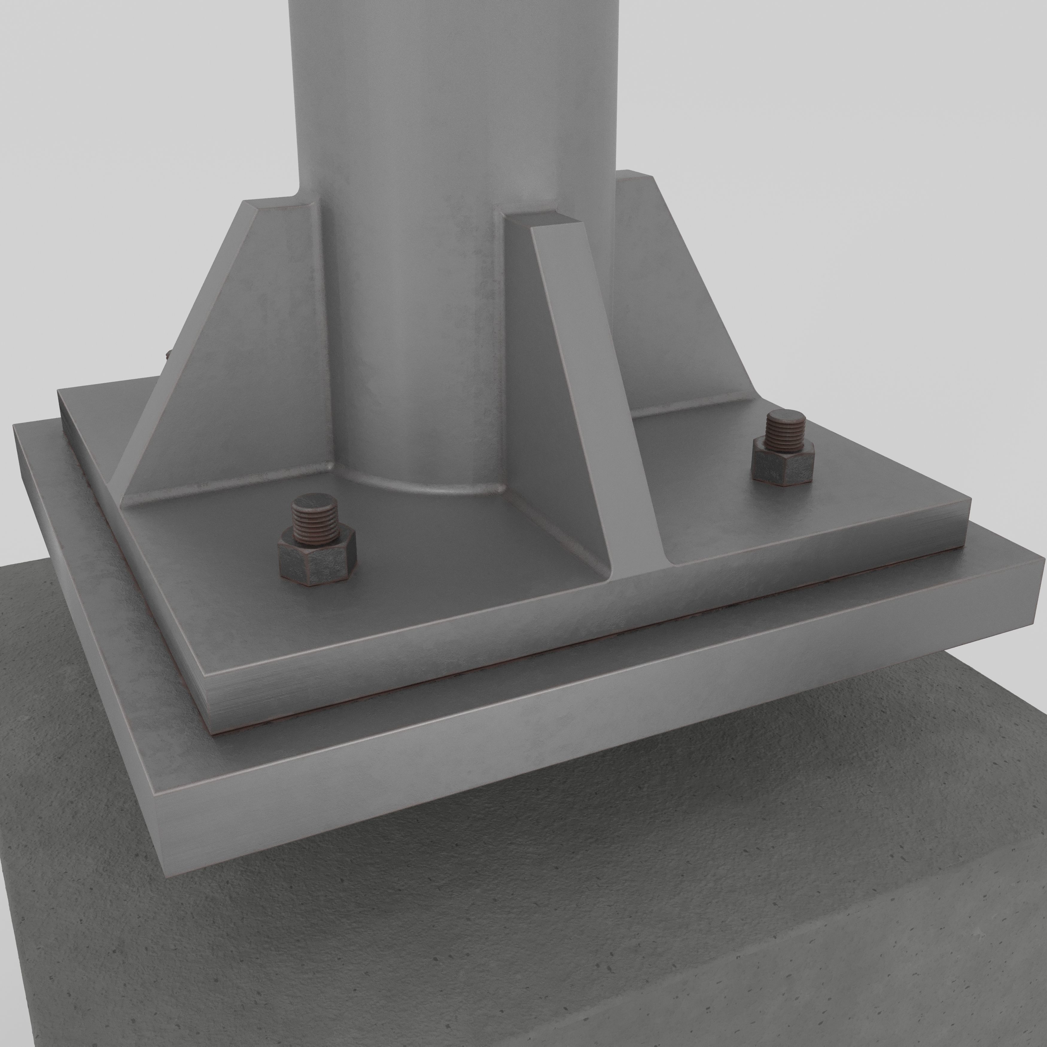 Standard Streetlight 3D model_6