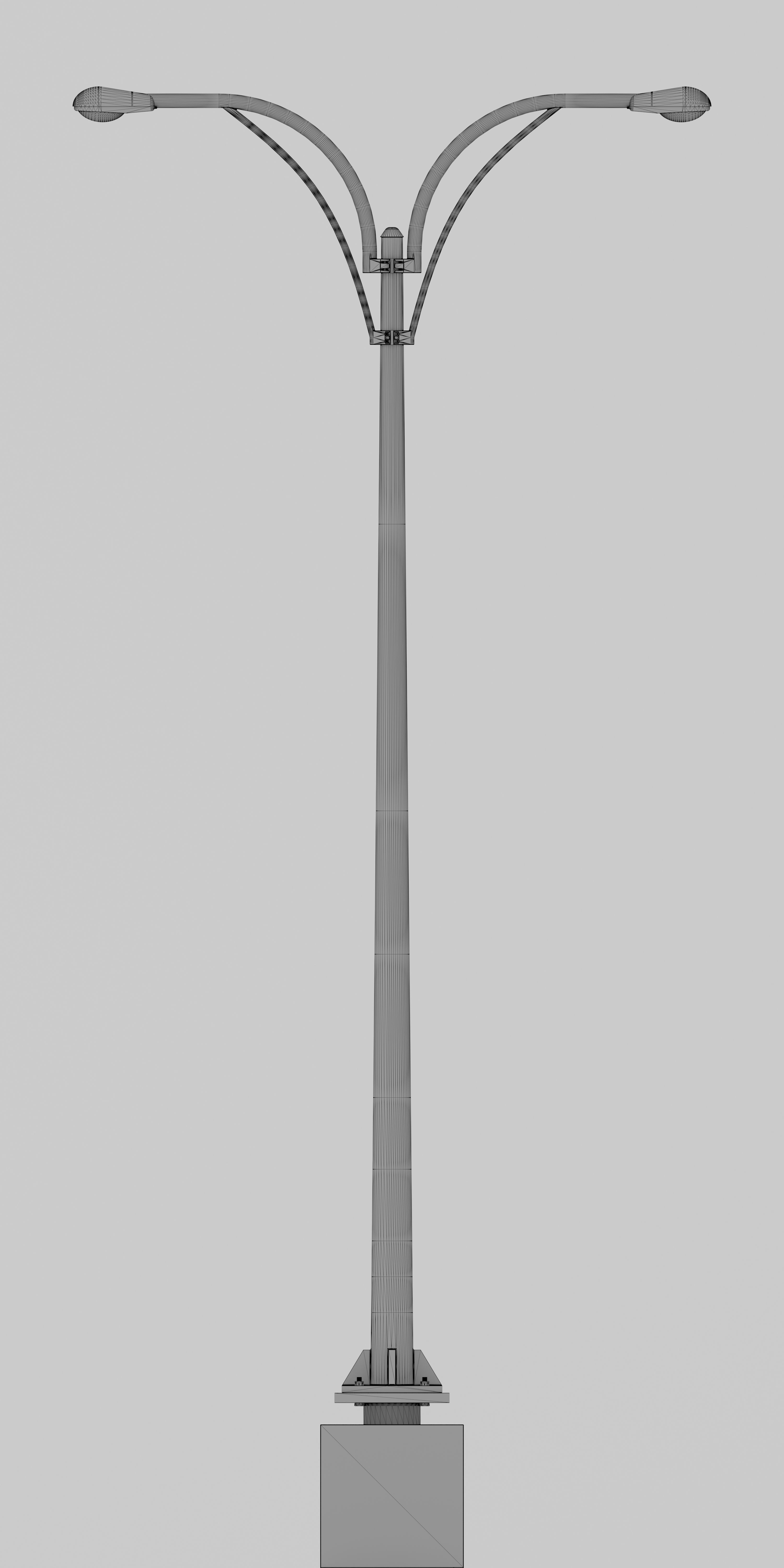 Standard Streetlight 3D model_24
