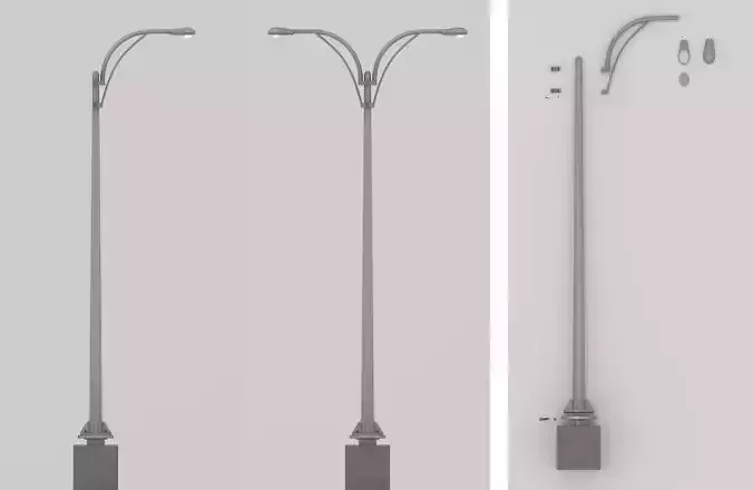 Standard Streetlight 3D model