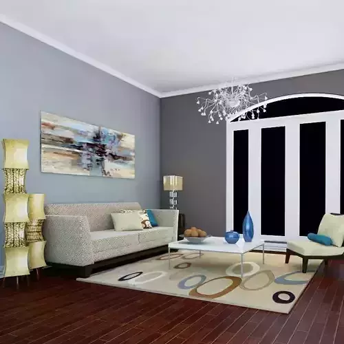 High def Classic living Room 7 model