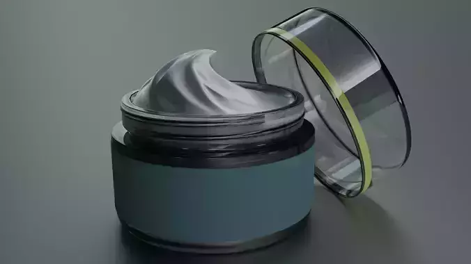 Cosmetic Jar 3D model