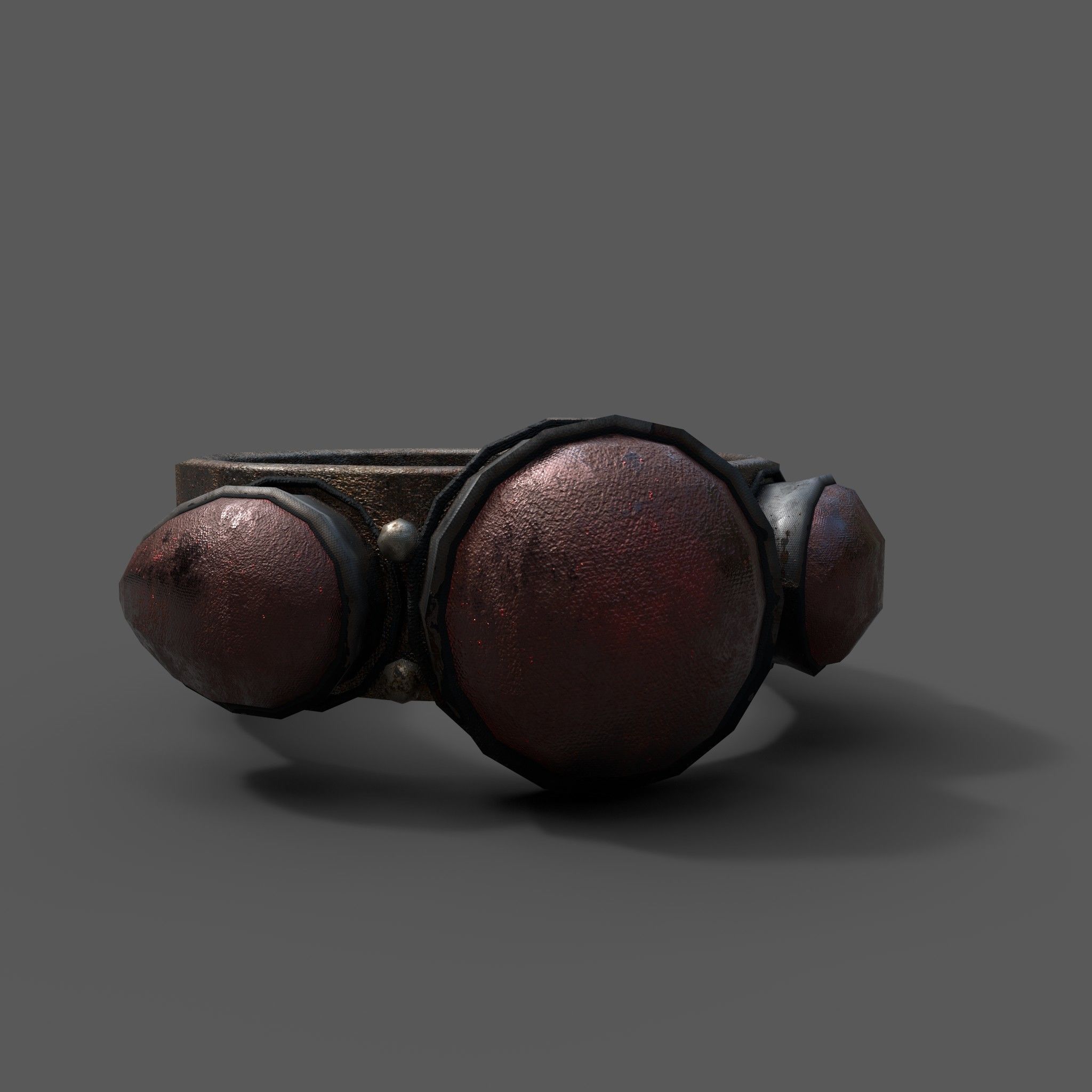 Medieval Ring Free low-poly 3D model_35