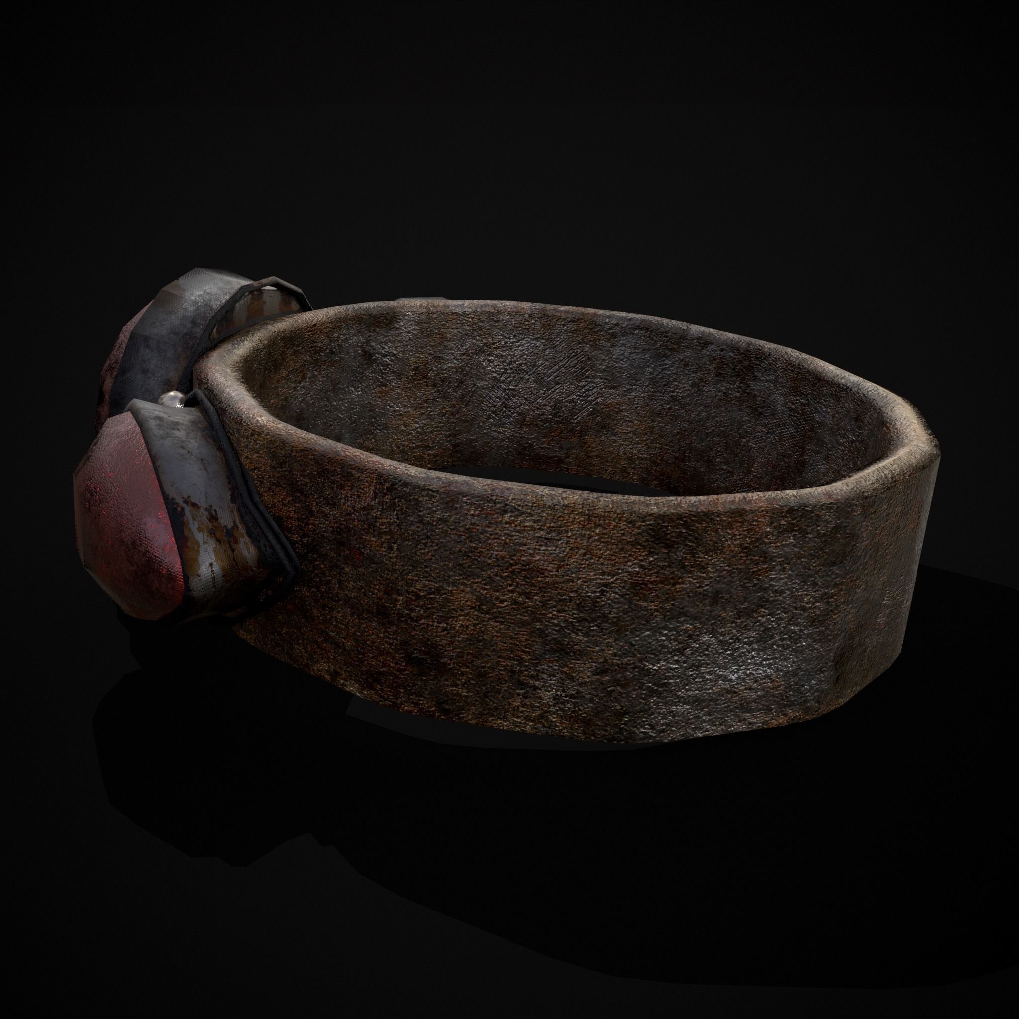 Medieval Ring Free low-poly 3D model_7