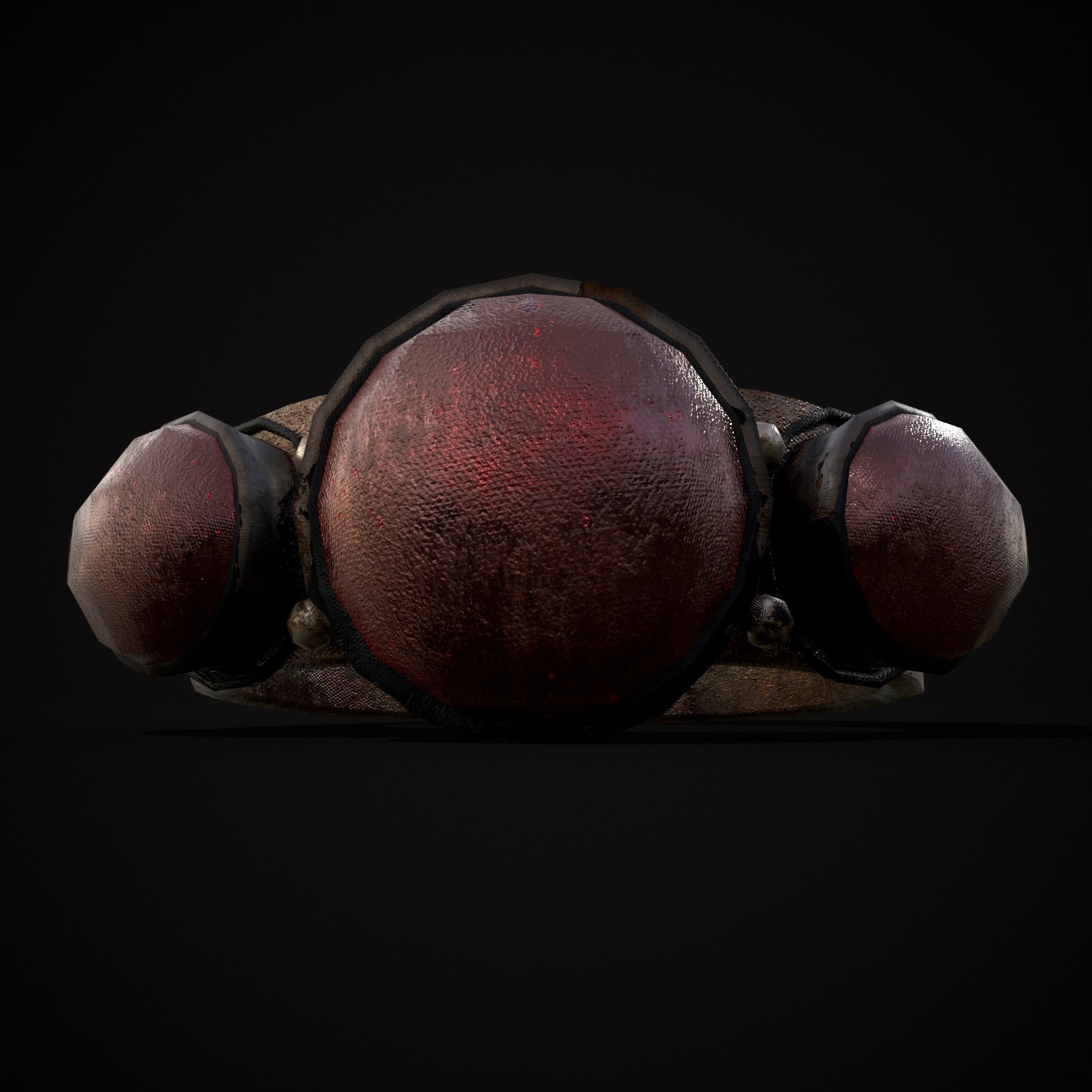 Medieval Ring Free low-poly 3D model_17