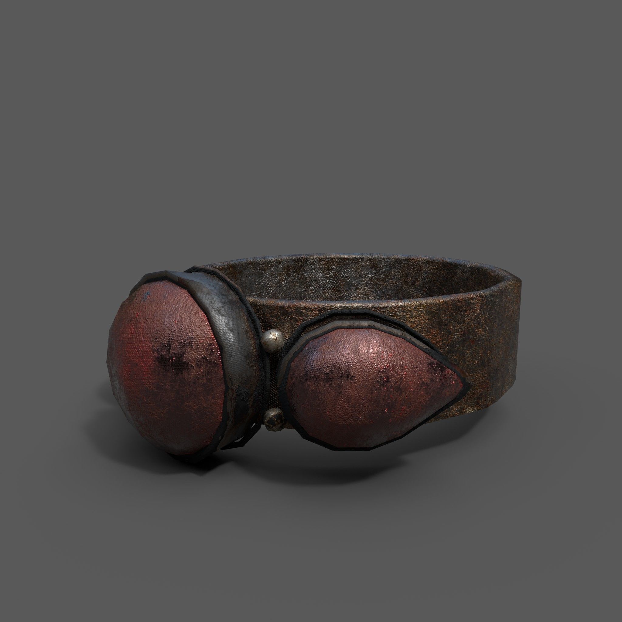 Medieval Ring Free low-poly 3D model_27