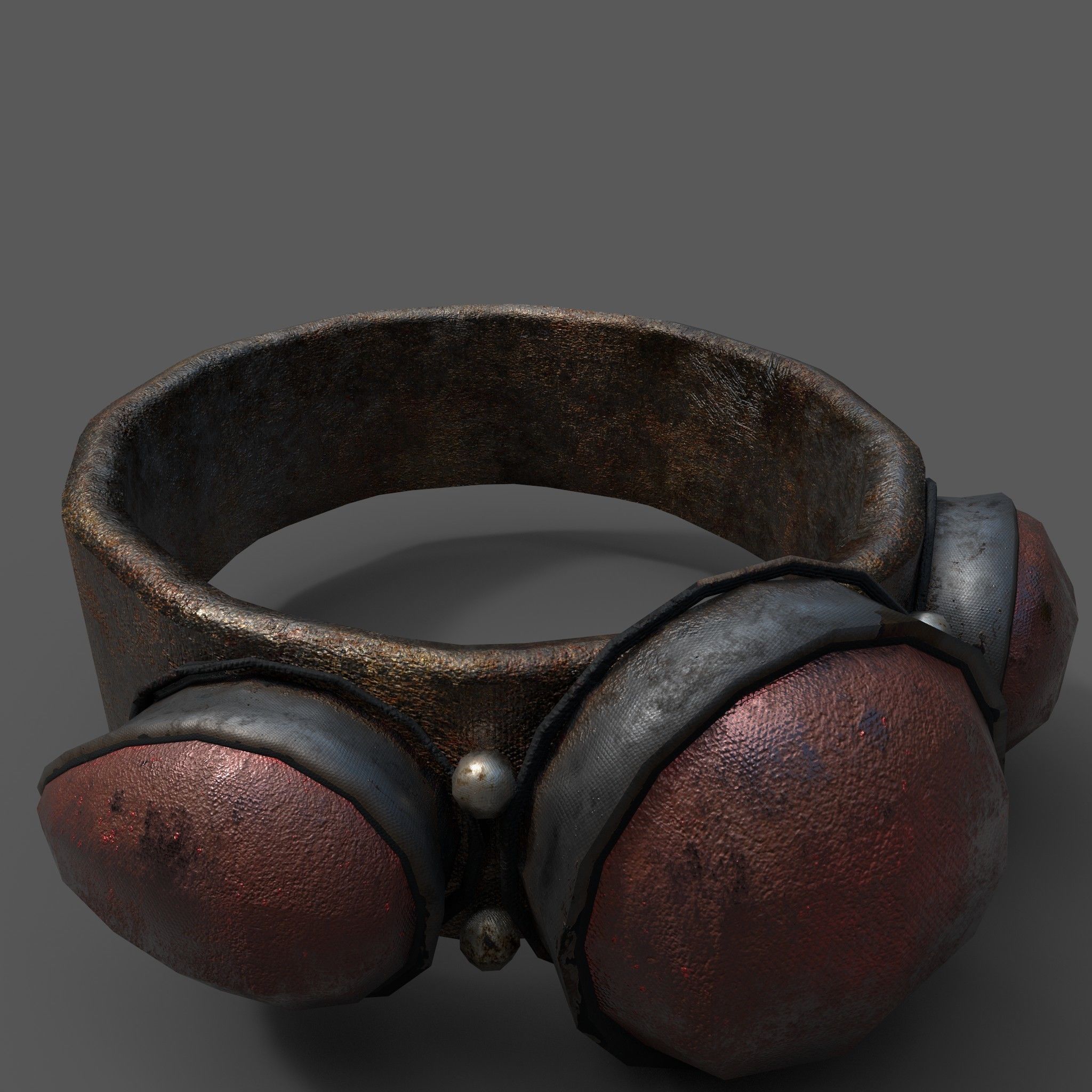 Medieval Ring Free low-poly 3D model_37