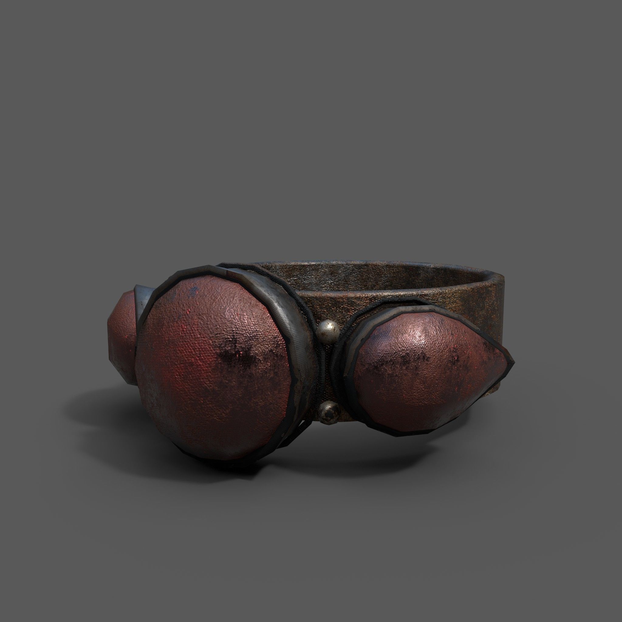 Medieval Ring Free low-poly 3D model_26