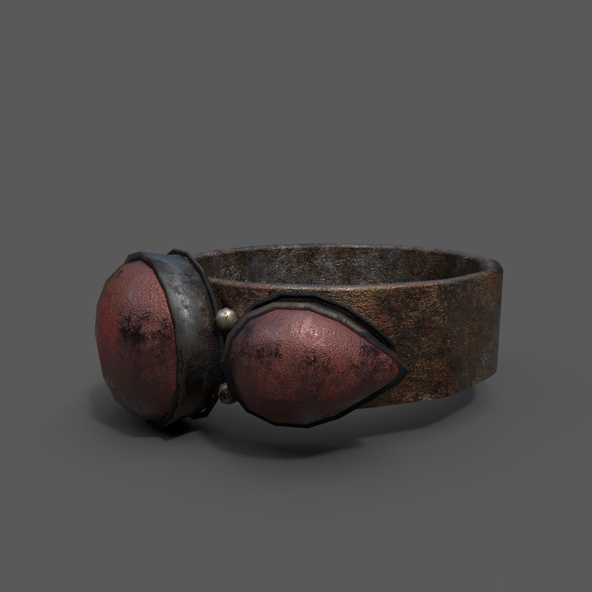 Medieval Ring Free low-poly 3D model_24