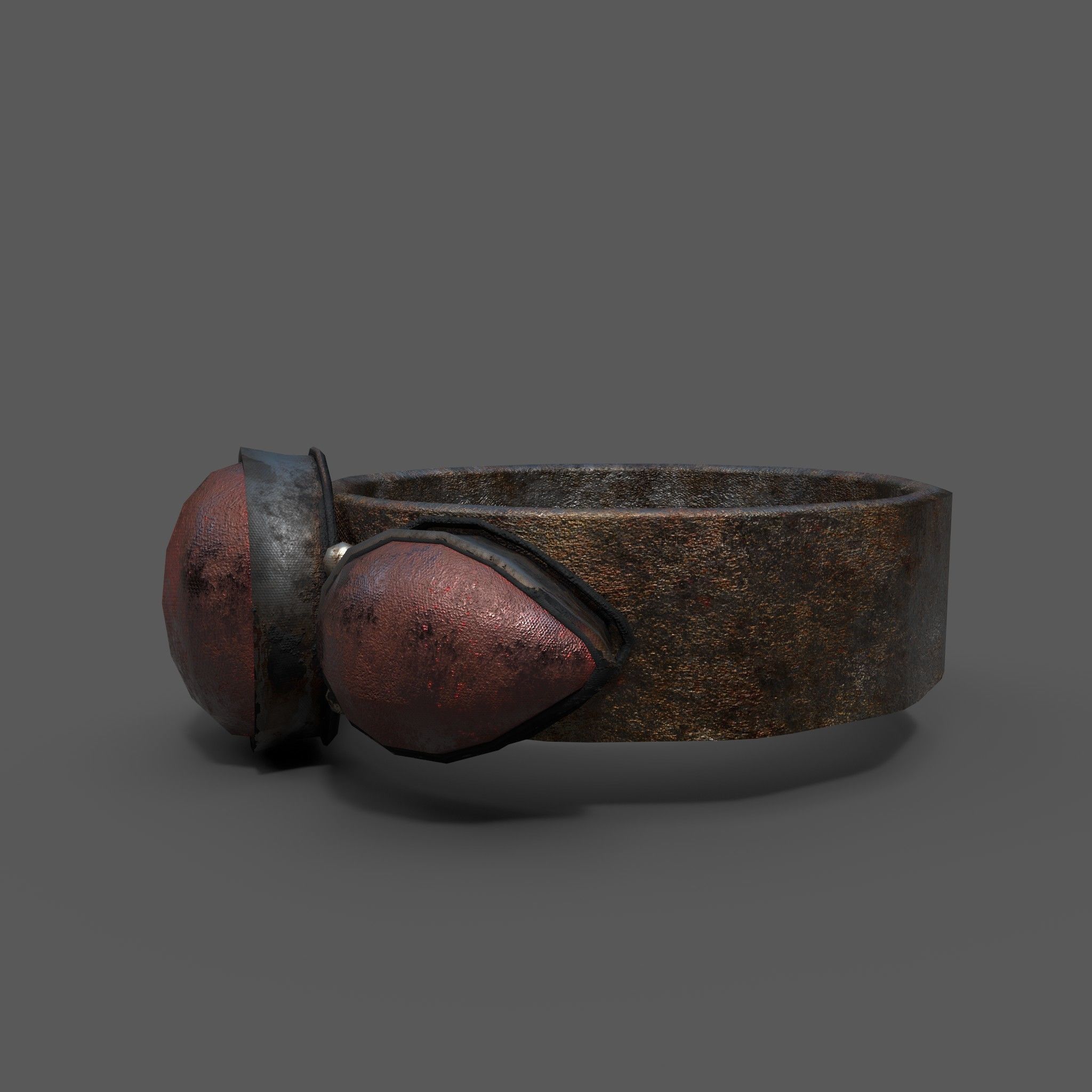 Medieval Ring Free low-poly 3D model_23