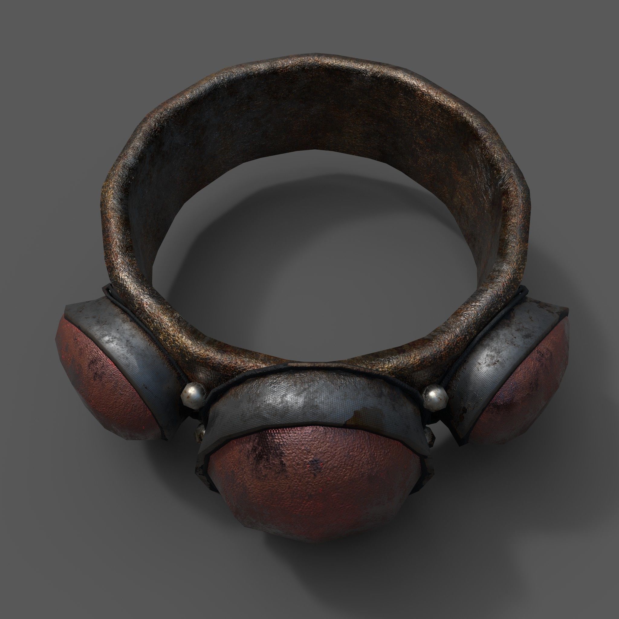 Medieval Ring Free low-poly 3D model_40