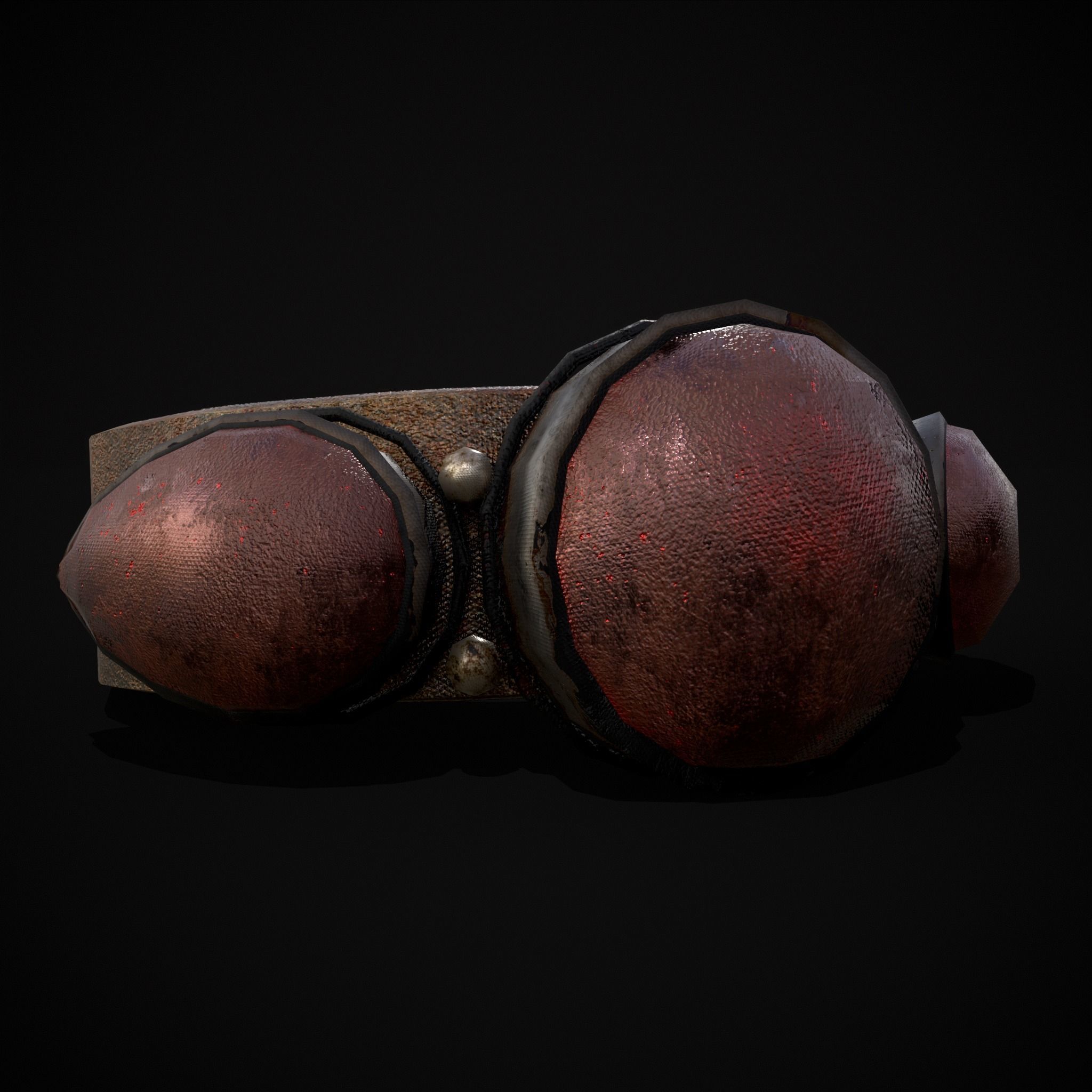 Medieval Ring Free low-poly 3D model_3