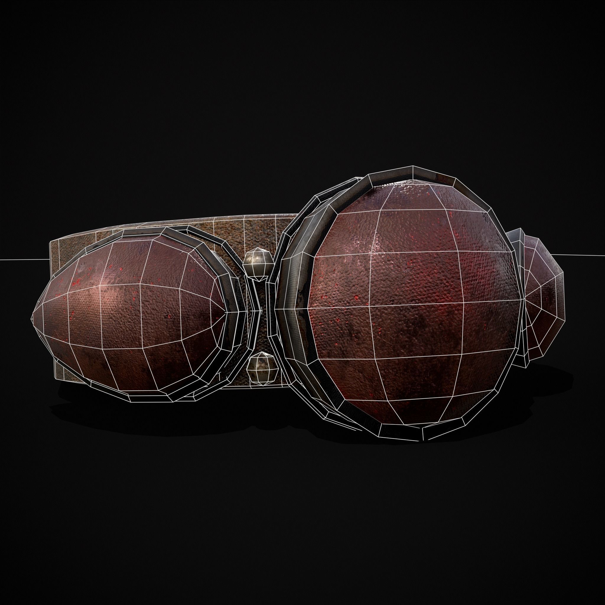 Medieval Ring Free low-poly 3D model_4