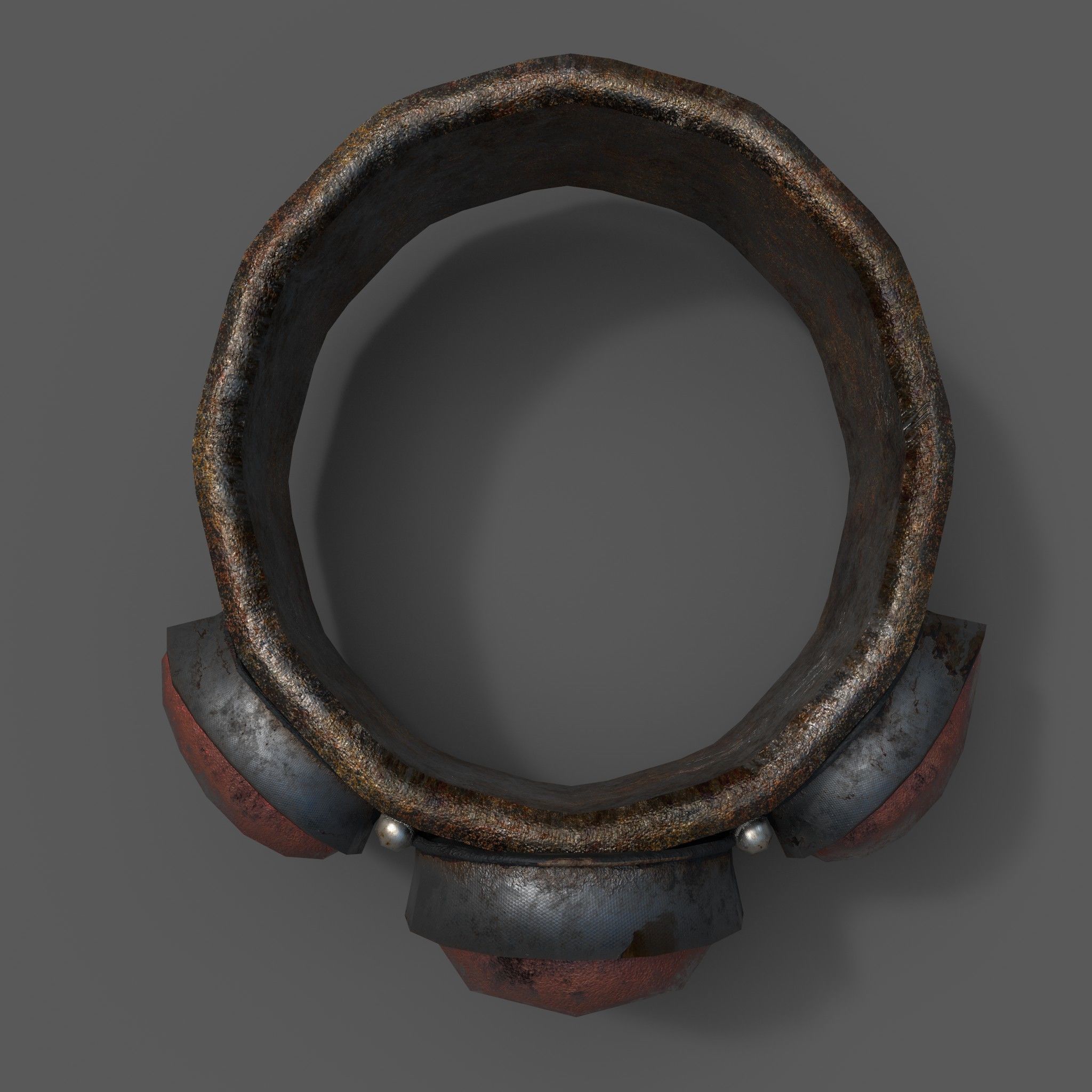 Medieval Ring Free low-poly 3D model_38