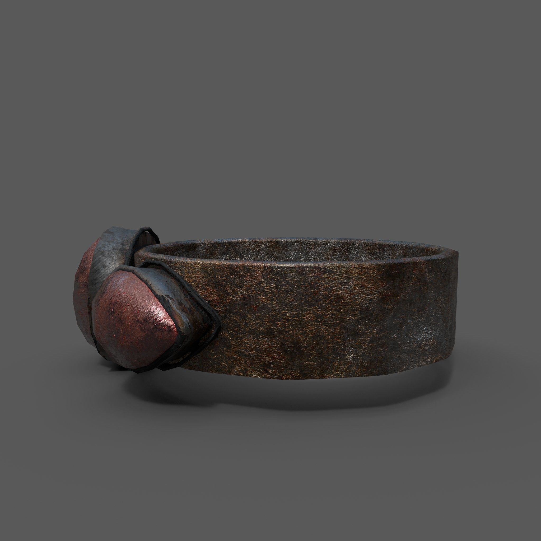 Medieval Ring Free low-poly 3D model_31