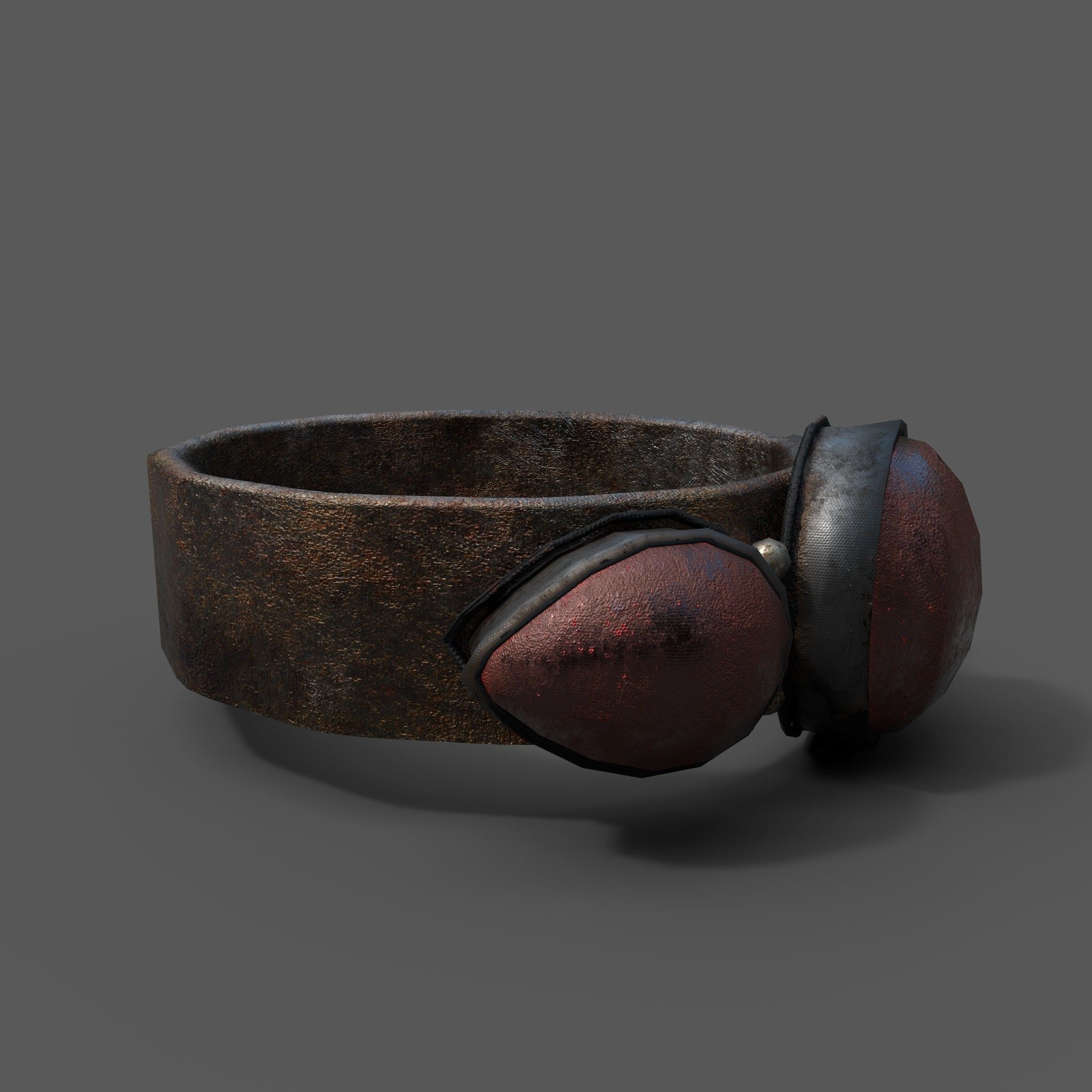 Medieval Ring Free low-poly 3D model_41