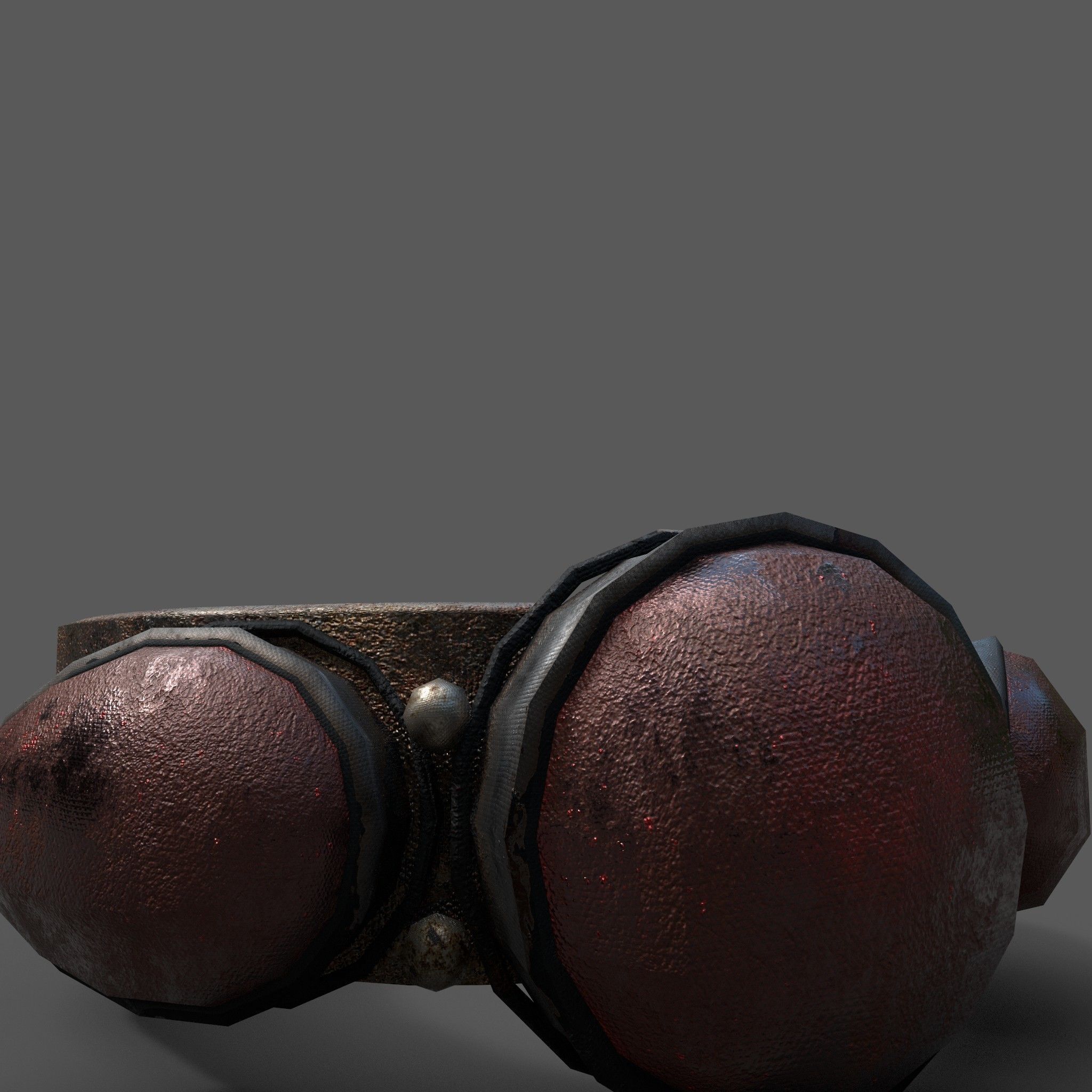 Medieval Ring Free low-poly 3D model_39