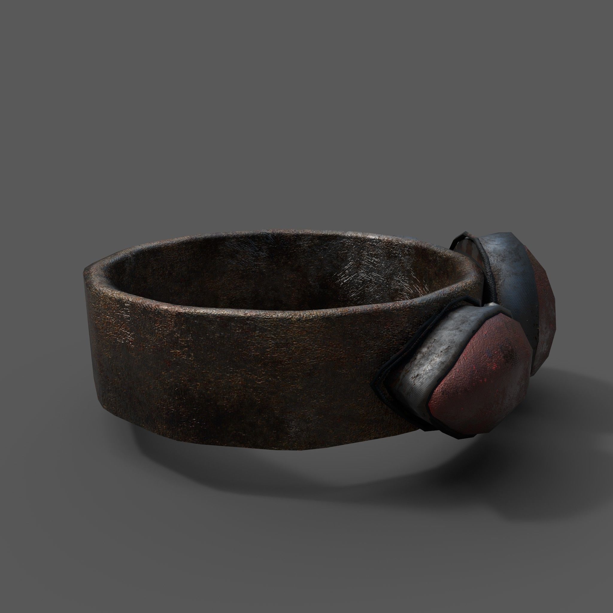 Medieval Ring Free low-poly 3D model_36