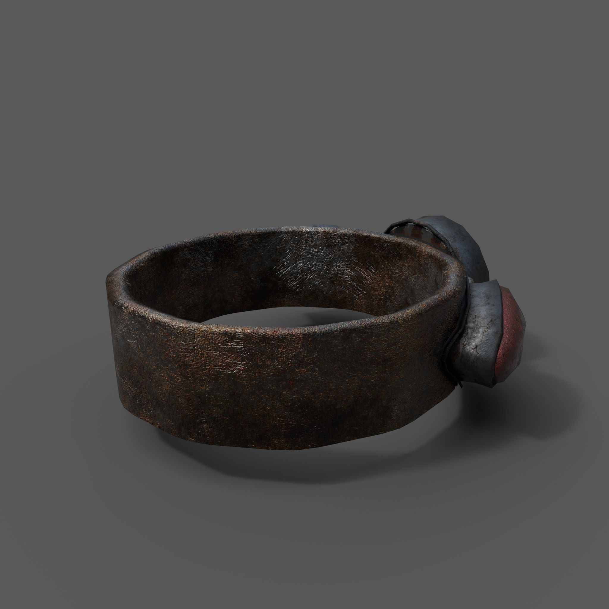 Medieval Ring Free low-poly 3D model_25