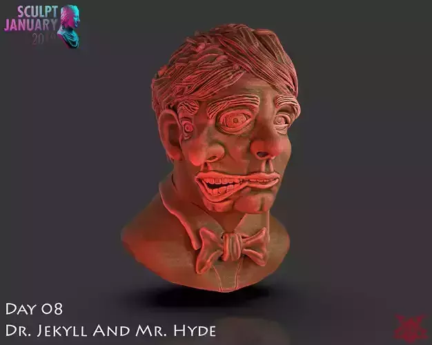 Dr Jekyll and Mr Hyde Timelapse and Model