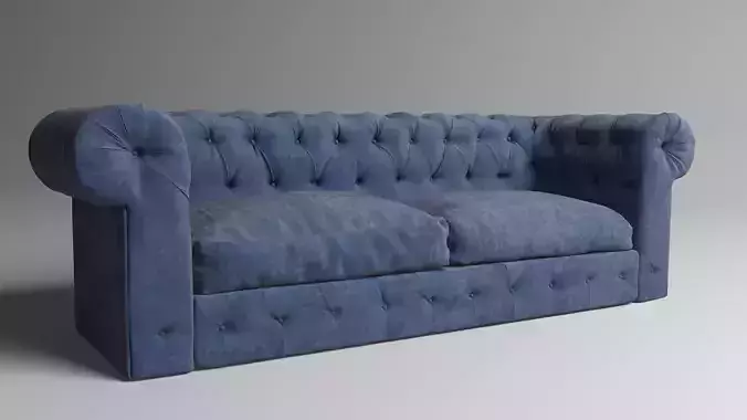 Sofa chesterfield velvet