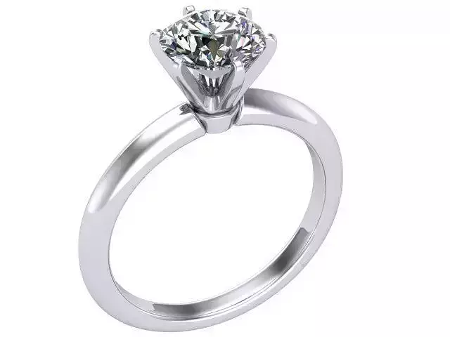 Engagement solitary ring
