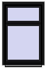 Finestre upvc double hung window Free 3D model_1