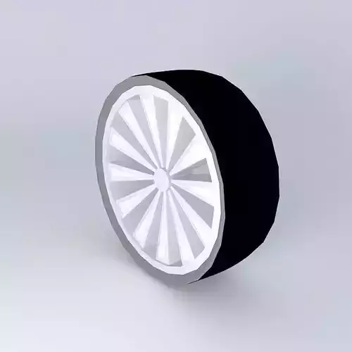 Tires 2 car wheel Free 3D model