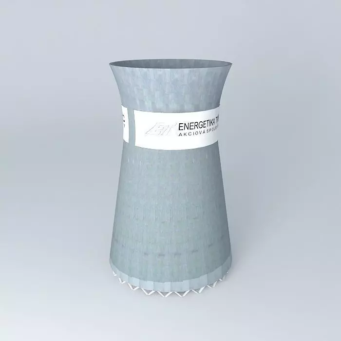 Energetika Trinec Cooling Tower Free 3D model