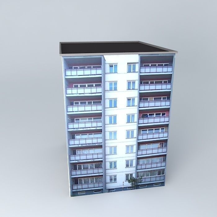 Věžák on anti-4 elementary schools Free 3D model_2