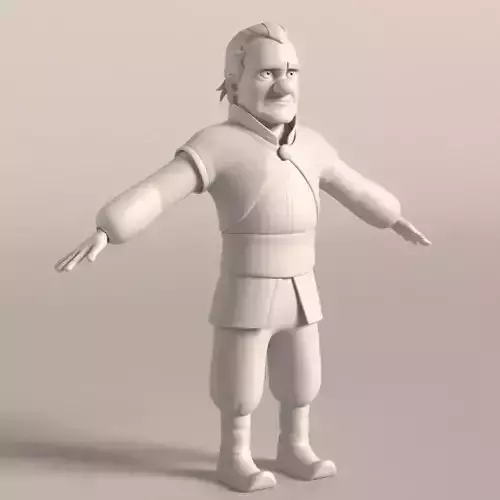 Cartoon Medieval Man