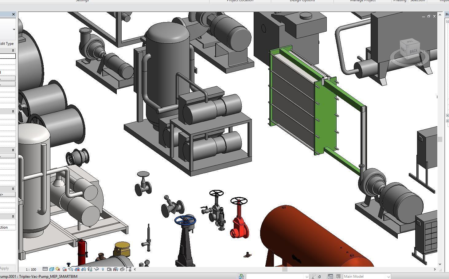 Mechanical Equipments Revit Families 2016 3D model | CGTrader