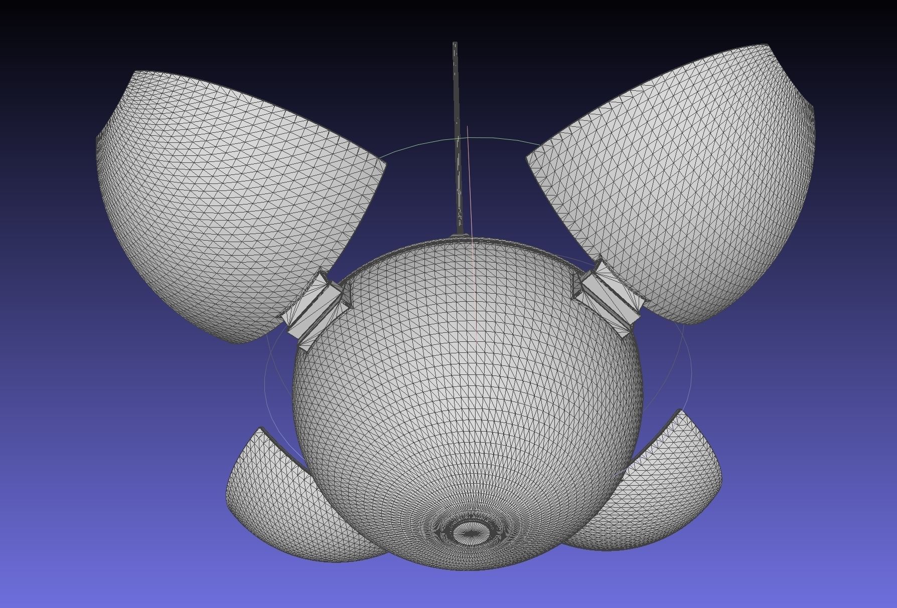 Luna 9 Moon Probe Printable Model 3D print model_37