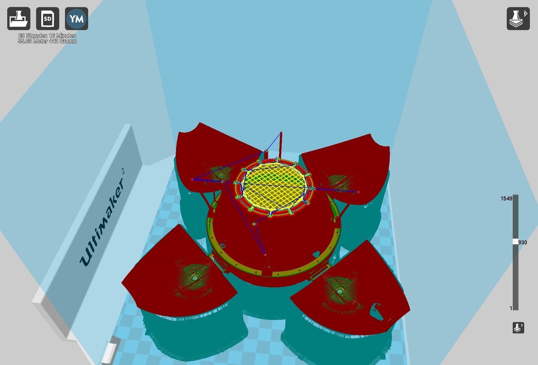 Luna 9 Moon Probe Printable Model 3D print model_24