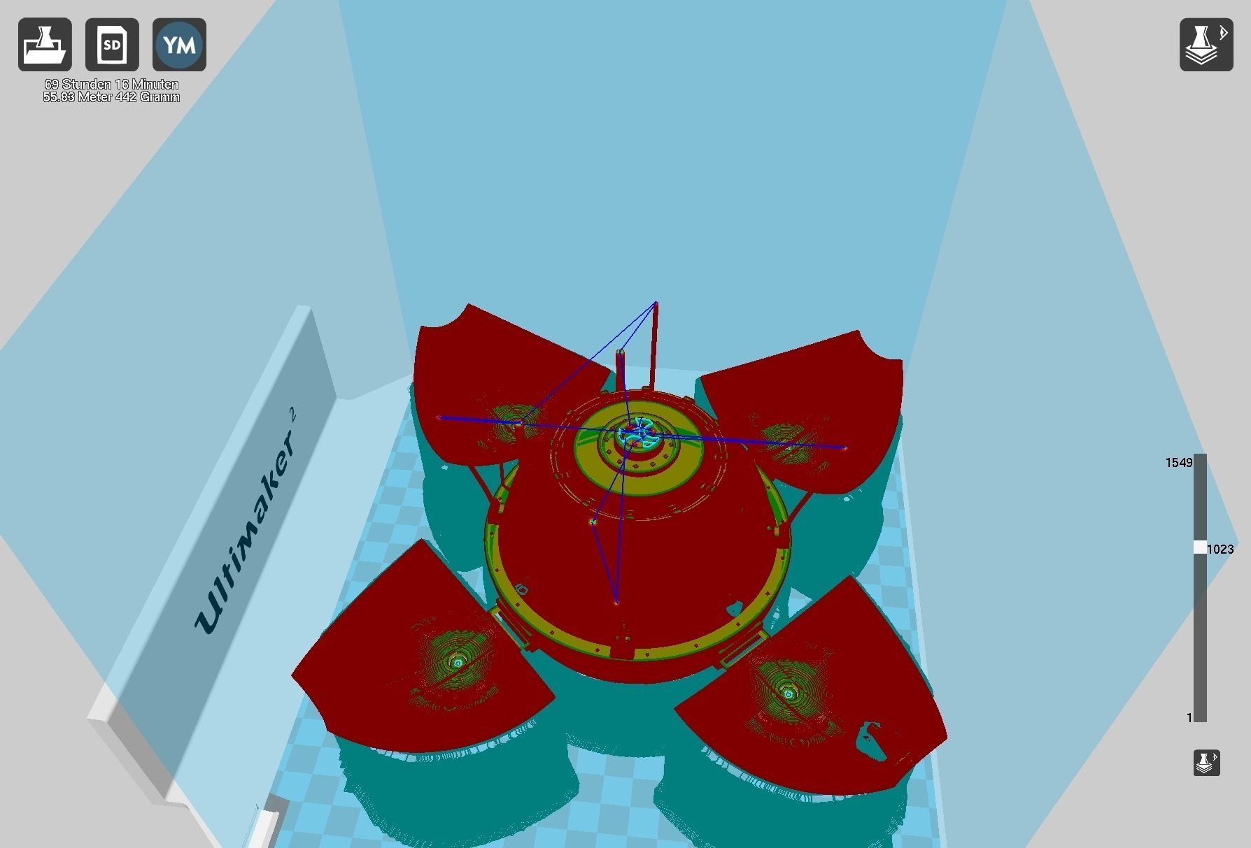 Luna 9 Moon Probe Printable Model 3D print model_23