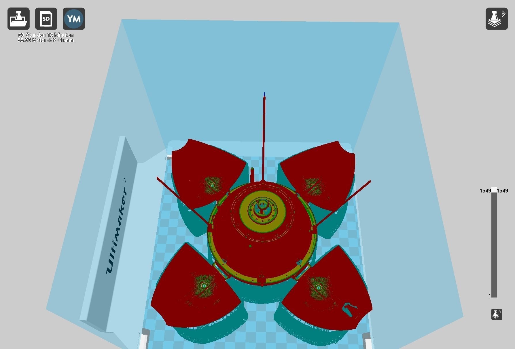 Luna 9 Moon Probe Printable Model 3D print model_22