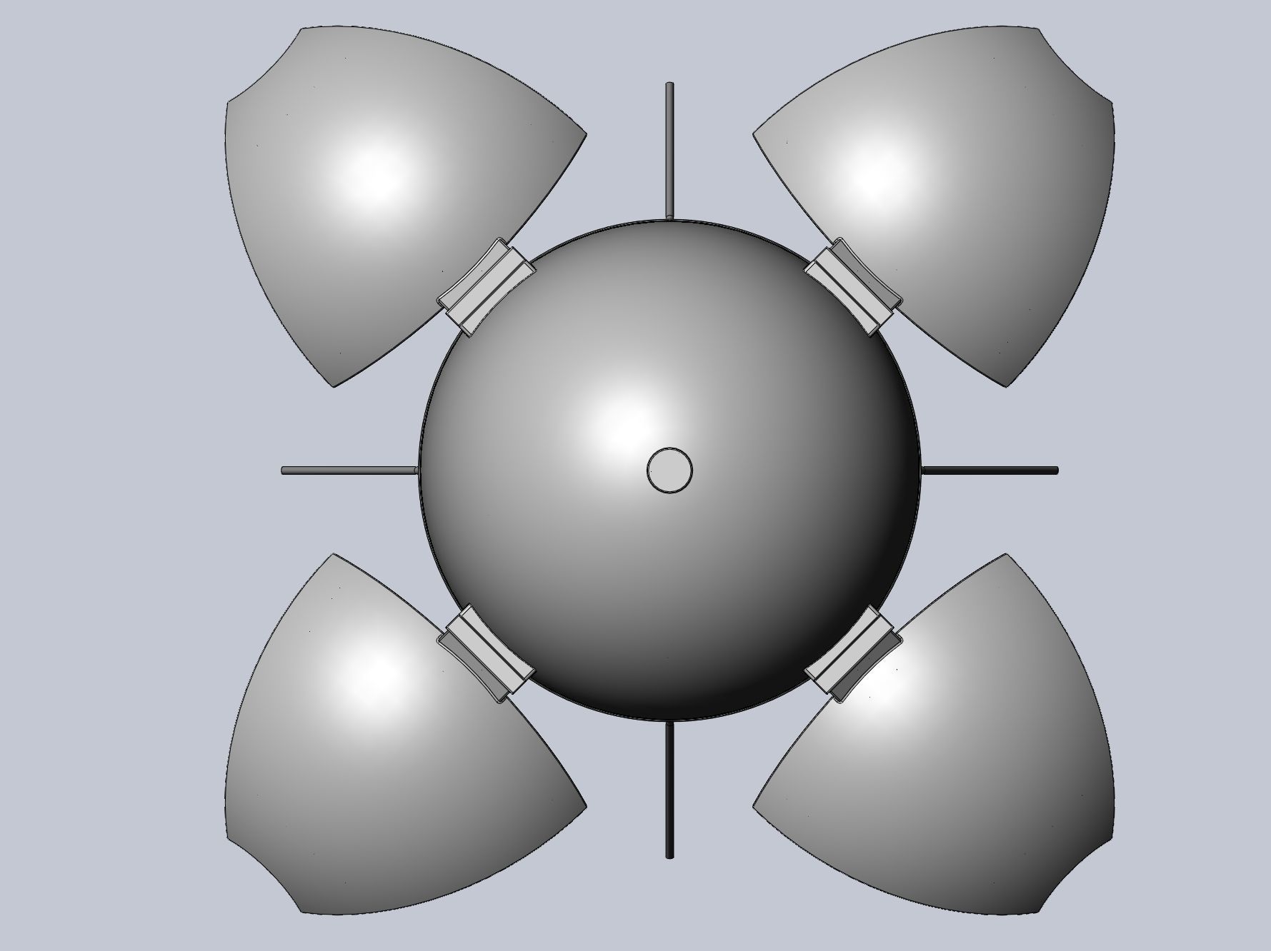 Luna 9 Moon Probe Printable Model 3D print model_17
