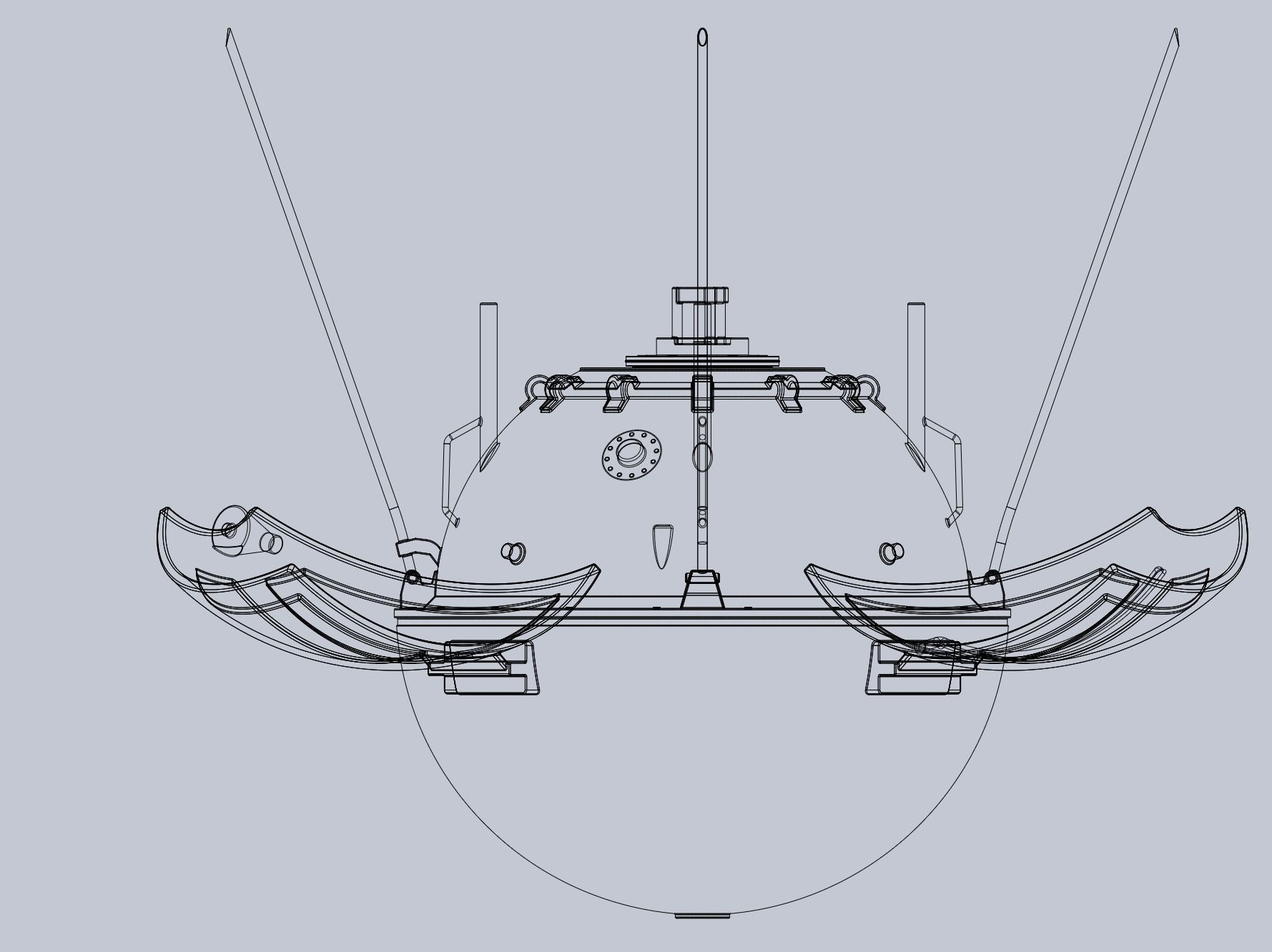 Luna 9 Moon Probe Printable Model 3D print model_19