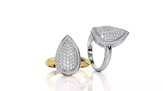 Pear Ring R 0100