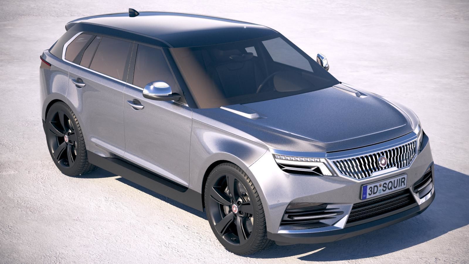 Generic Luxury SUV 2019 3D model_11