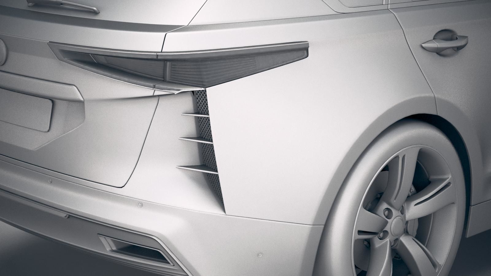 Generic Luxury SUV 2019 3D model_19