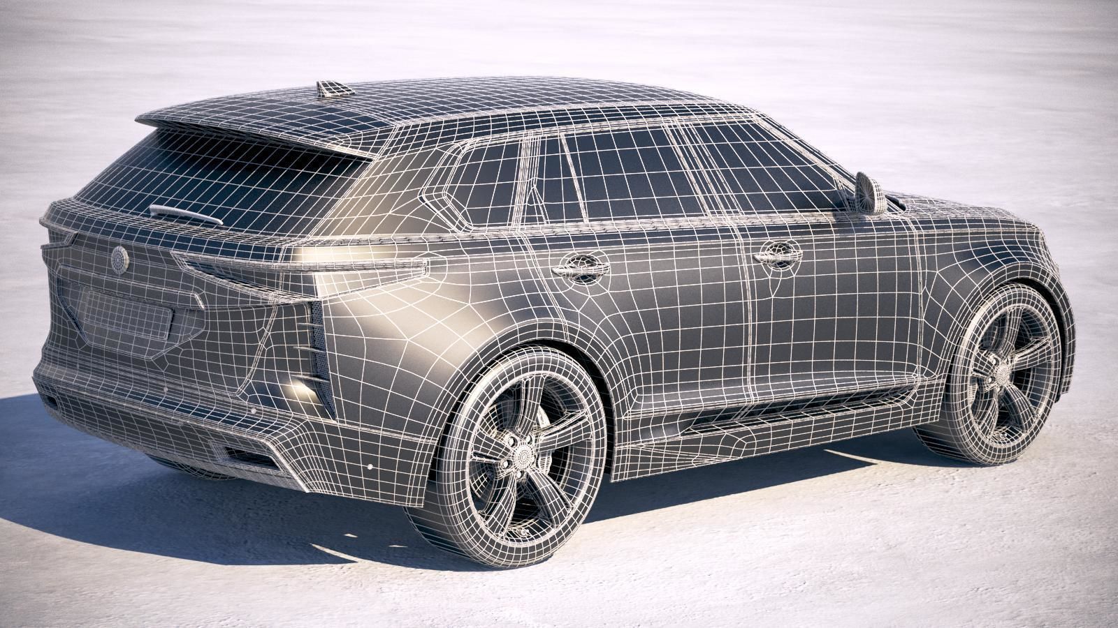 Generic Luxury SUV 2019 3D model_27