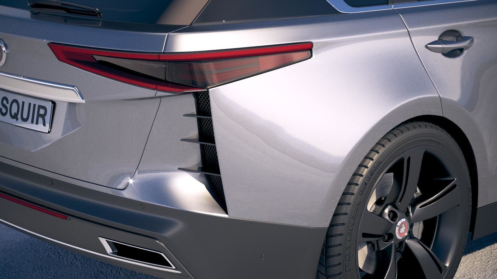 Generic Luxury SUV 2019 3D model_3