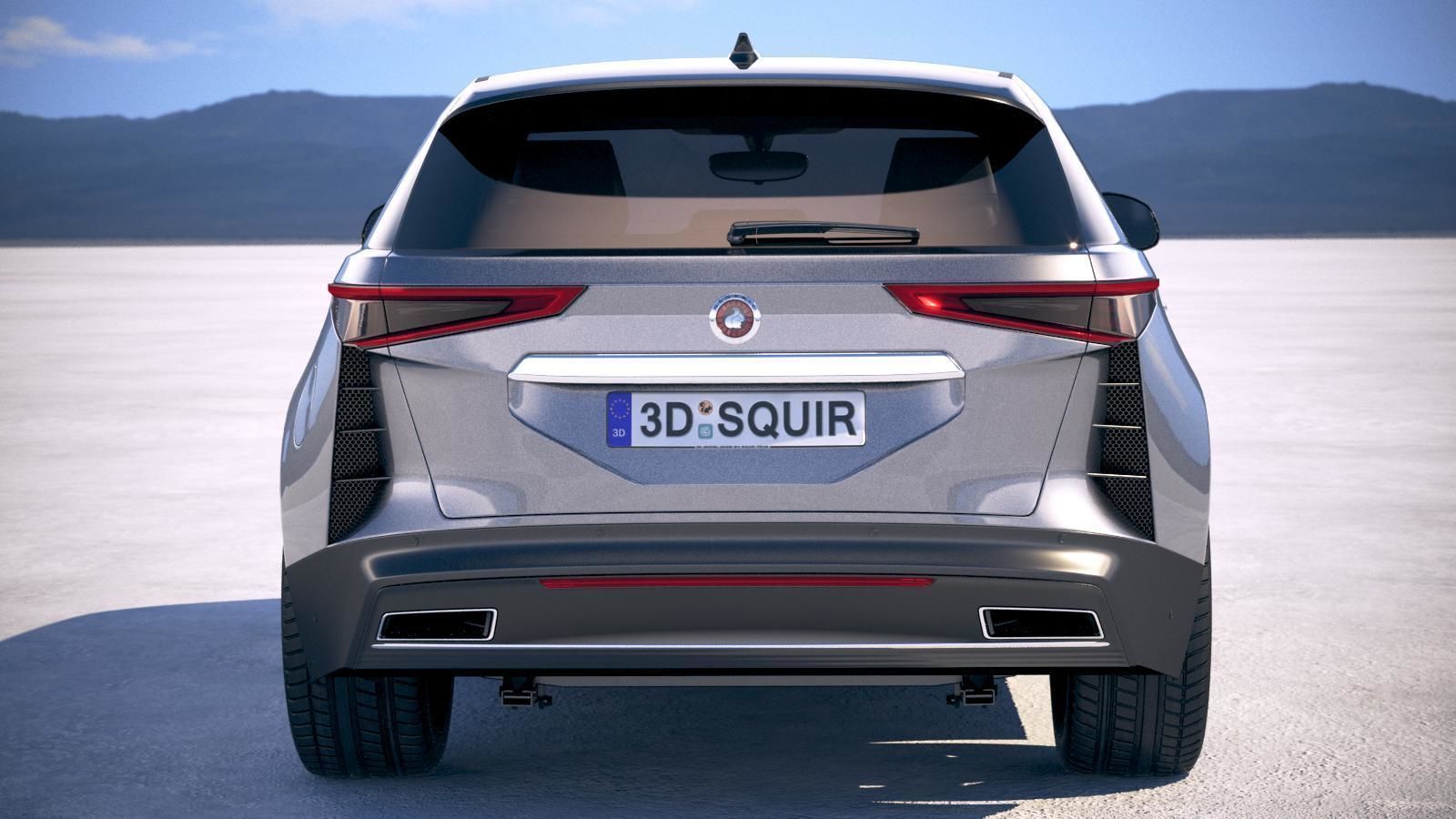 Generic Luxury SUV 2019 3D model_10