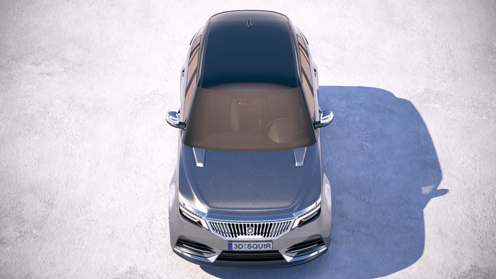 Generic Luxury SUV 2019 3D model_8