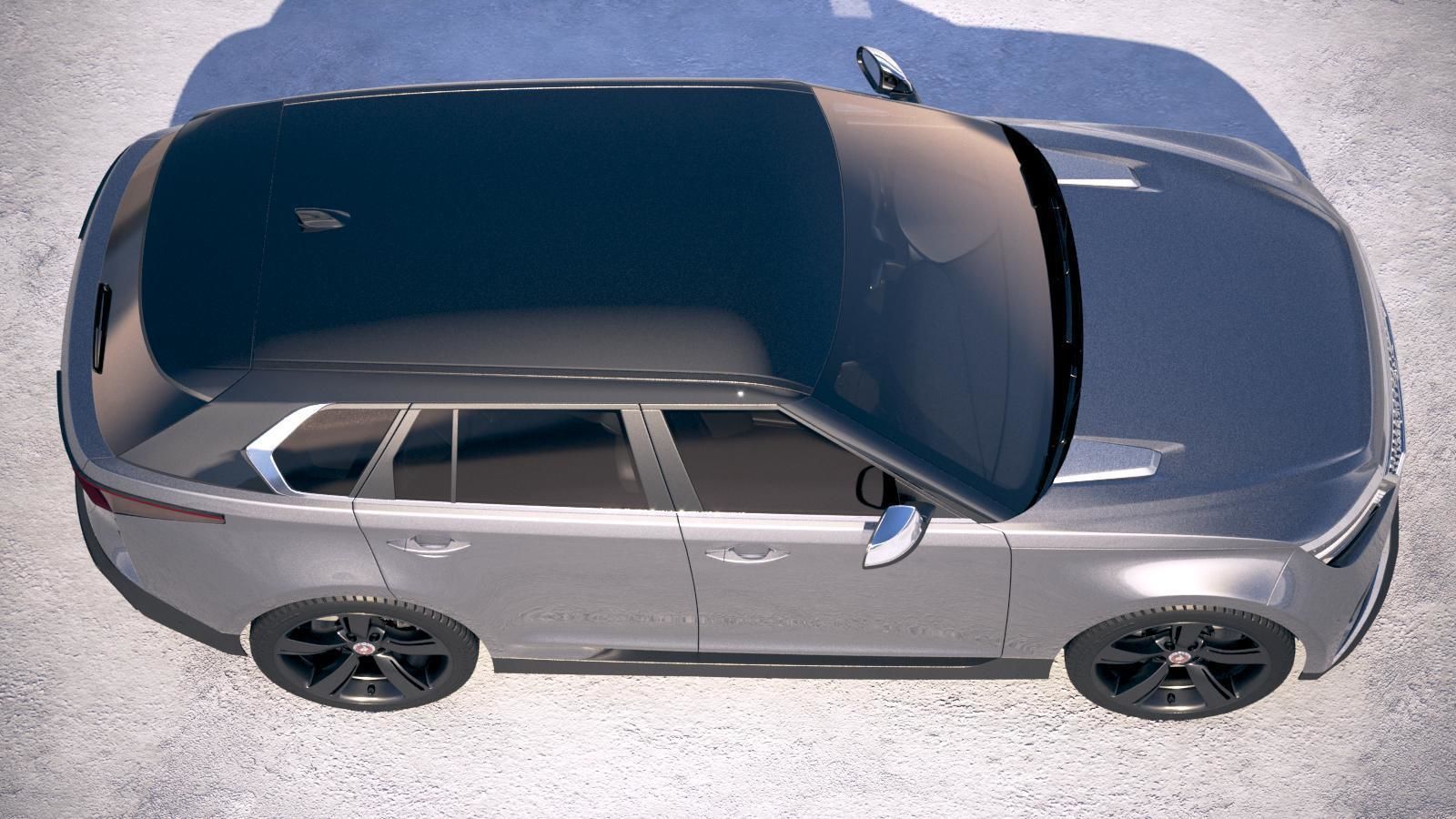 Generic Luxury SUV 2019 3D model_7