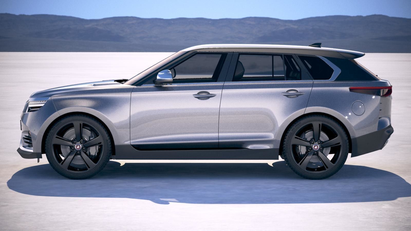 Generic Luxury SUV 2019 3D model_6