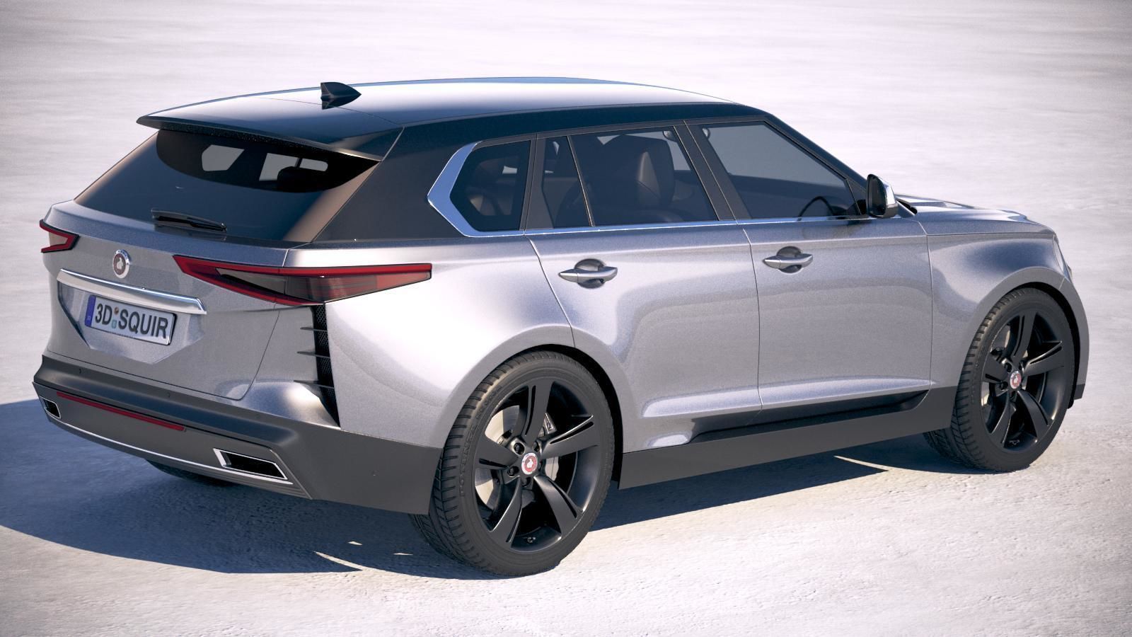 Generic Luxury SUV 2019 3D model_4