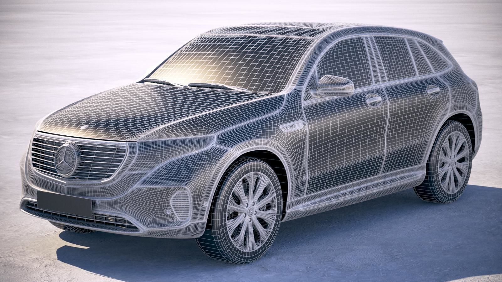 Mercedes-Benz EQC 2020 3D model_24